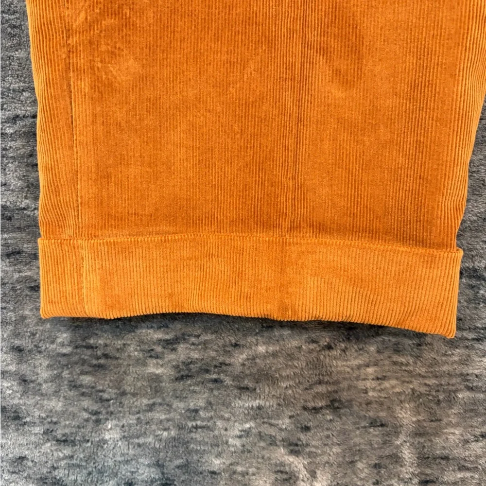 HILTLMen's Burnt Orange Corduroy‎ Pants
